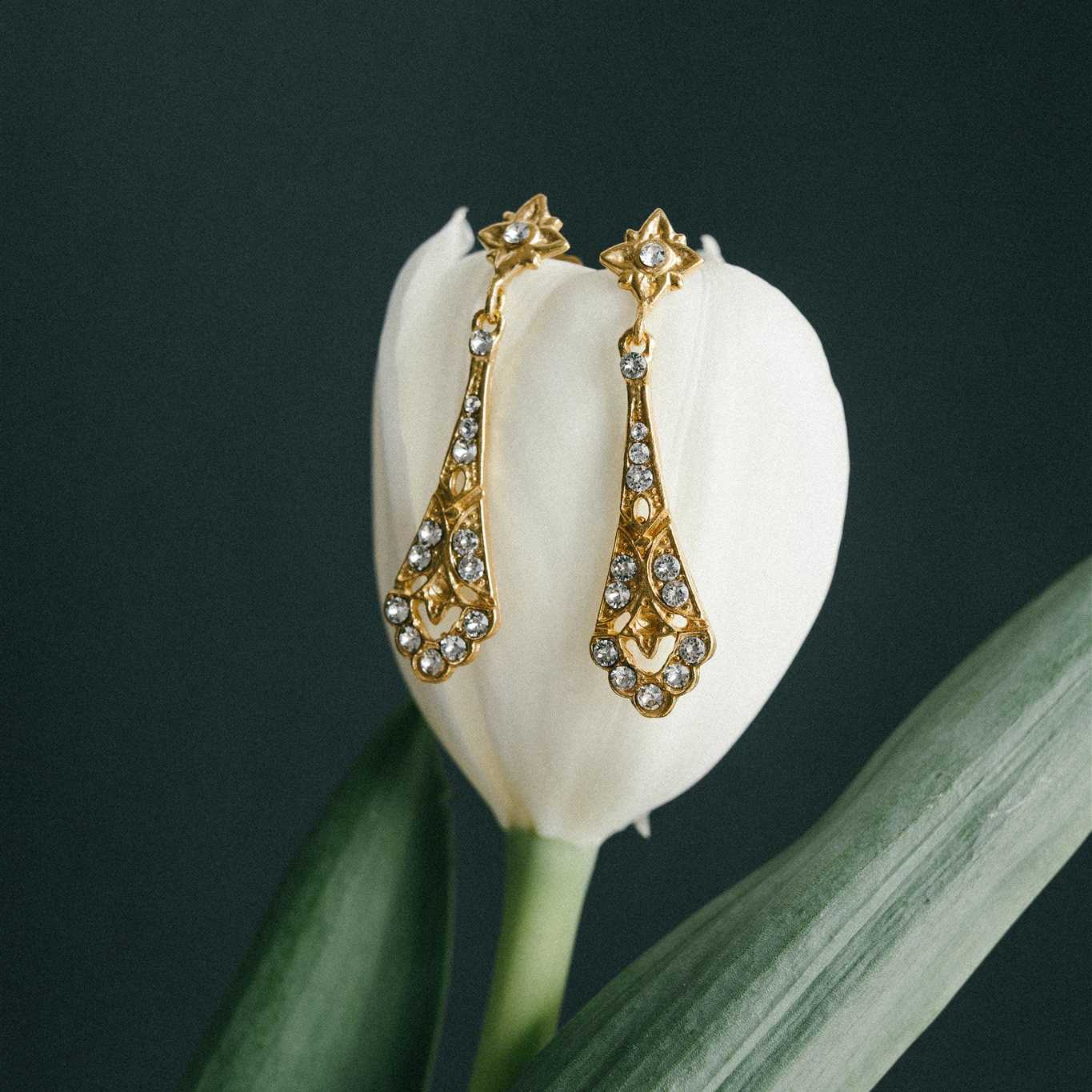 Pendientes Parisienne brillo